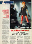 Mylène Farmer Presse Télé 7 Jours 27 novembre 1989