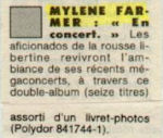 Mylène Farmermylene.netPresse 1990 L'Humanité Dimanche 02 février 1990