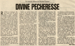 Mylène Farmer Presse L'Humanité 1991
