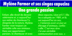 Mylène Farmer Presse Nous Deux 1991