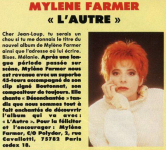 Mylène Farmer Presse Podium
