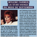 Mylène Farmer Presse Podium