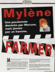 Mylène Farmer Presse Quel Avenir Madame 1991