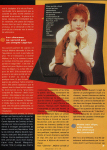 Mylène Farmer Presse Star Cheval 1991