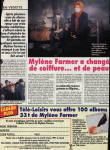 Mylène Farmer Presse Télé Loisirs 1991