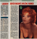 Mylène Farmer Presse Télé Poche 1991