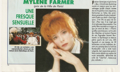 Mylène Farmer Presse Télé Star 1991