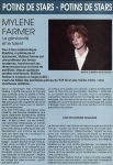 Mylène Farmer Presse Secrets de Stars 1992