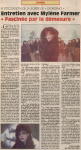 Mylène Farmer Presse Le Havre Libre 18 octobre 1994