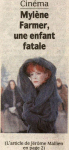Mylène Farmer Presse Les dernières nouvelles d'Alsace 07 octobre 1994