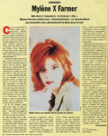 Mylène Farmer Presse L'Humanité 16 novembre 1995