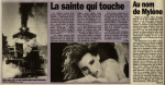 Mylène Farmer Presse Le Matin 21 octobre 1995