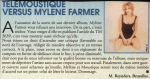 Mylène Farmer Presse 1995 Télé Moustique N°3641