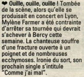 Mylène Farmer Presse Bilto 06 juillet 1996