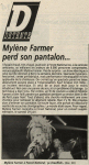 Mylène Farmer Presse La dernière heure 08 juin 1996