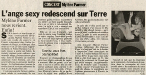 Mylène Farmer Presse La Meuse 04 juin 1996