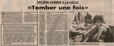 Mylène Farmer Presse Le Progrès 16 juin 1996