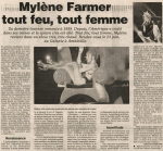 Mylène Farmer Presse L'Est Magazine 09 juin 1996