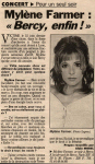 Mylène Farmer Presse Le Parisien 12 décembre 1996