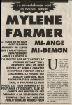 Mylène Farmer Presse Le Soir 15 novembre 1996