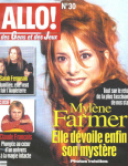 Mylène Farmer Presse Allo 07 avril 1999