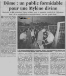 Mylène Farmer Presse La Provence 22 septembre 1999