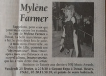 Nord Eclair - 22 février 2000 Presse Mylène Farmer - Nord Eclair - 22 février 2000