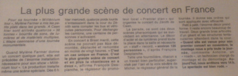Presse Mylène Farmer - Ouest France - 24 février 2000