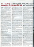 Mylène Farmer Presse Paris Match 06 décembre 2001