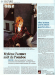 Mylène Farmer Presse L'Hebdo avril 2005