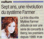 Mylène Farmer Presse 20 Minutes 13 janvier 2006