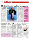 Mylène Farmer Presse 20 Minutes 13 janvier 2006
