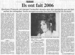 Mylène Farmer Presse Le Républicain Lorrain Décembre 2006