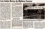 Mylène Farmer Presse Le Parisien 15 janvier 2006