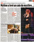 Mylène Farmer Presse Le Matin 15 janvier 2006