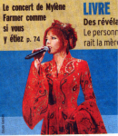 Mylène Farmer Presse Le Matin janvier 2006