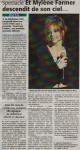 Mylène Farmer Presse Le Midi Libre janvier 2006