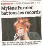 Mylène Farmer La Capitale 05 mai 2008