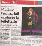 Mylène Farmer La Capitale 05 mai 2008