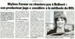 Mylène Farmer La Voix du Nord 22 mai 2008