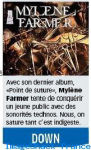 Mylène Farmer Le Matin Bleu 26 août 2008