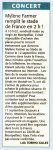 Mylène Farmer Le Midi Libre 29 mars 2008