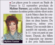 Mylène Farmer Le nouvel observateur Avril 2008