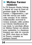 Mylène Farmer Le Parisien 17 juin 2008