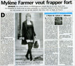 Mylène Farmer Le Parisien 21 août 2008