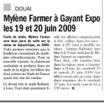 Mylène Farmer Nord Eclair 12 juin 2008