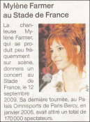 Mylène Farmer Presse Ouest France 02 mars 2008