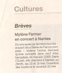 Mylène Farmer Ouest France 16 mai 2008