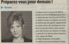 Mylène Farmer Paris Normandie 22 mai 2008
