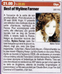 Mylène Farmer Télé Poche Juillet 2008
